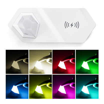 Colorful Diamond Night Light Wireless Charger