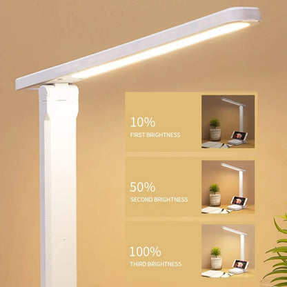 Touch Dimming LED Desk Lamp with Eye Protection