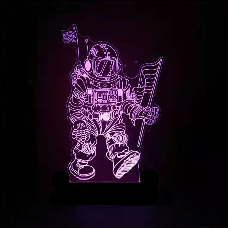 Tuya Smart RGB Colorful Table Lamp LED 3D Night Light