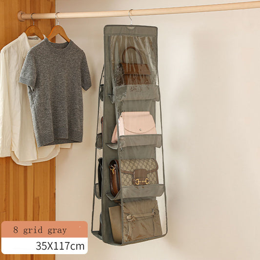 Double-Sided Transparent Six-Layer Hanging Storage Bag