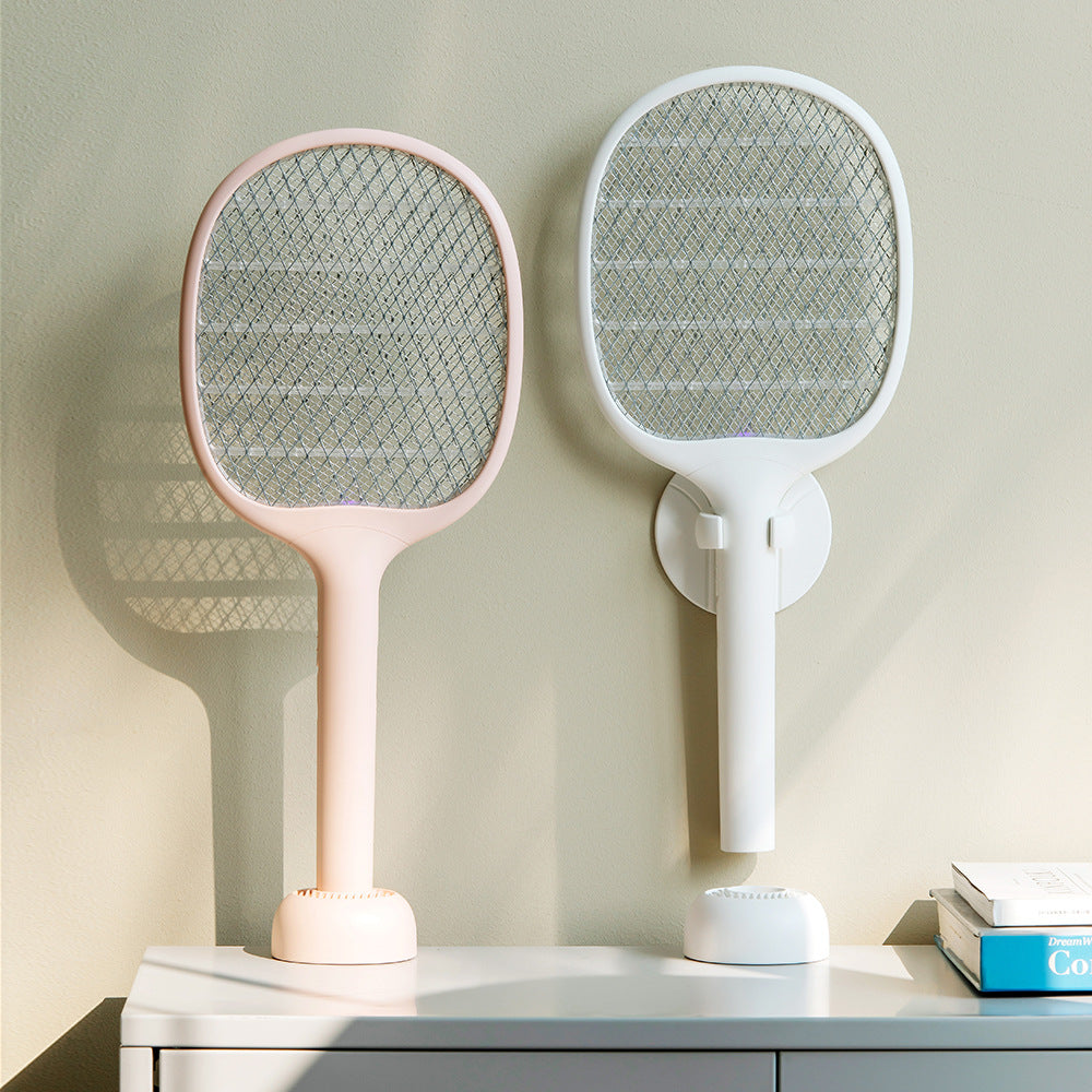 Two-in-One Rechargeable USB Mosquito Killer Lamp and Fly Swatter