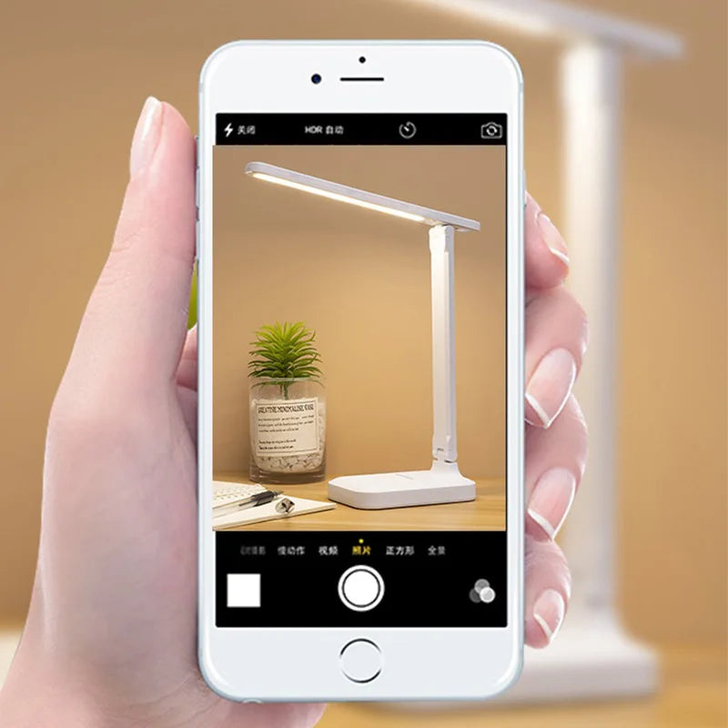 Touch Dimming LED Desk Lamp with Eye Protection